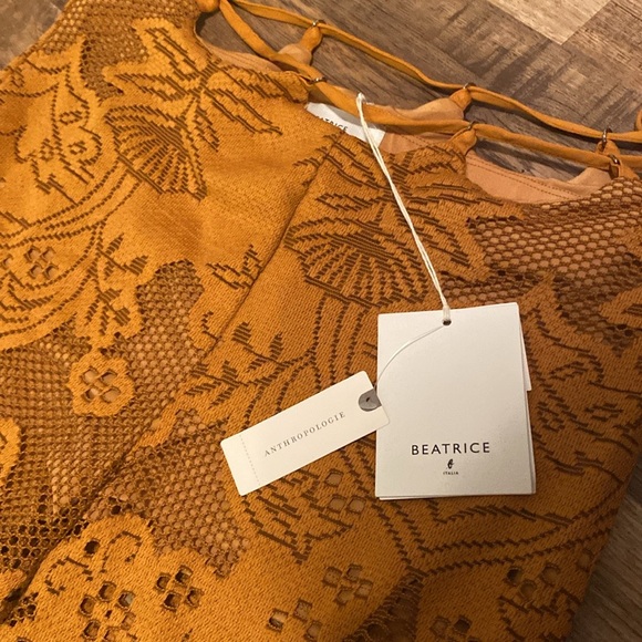 Beatrice Anthropologie Pants Pantalone Tessuto Soleil Size 8 - Picture 8 of 9